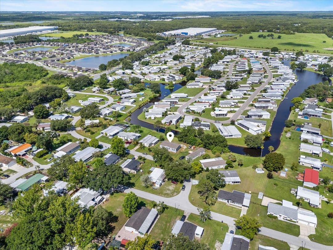 9060 sarah drive, polk city, florida 33868 (sold) exterior home features