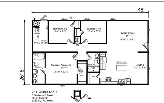 9128 scepter ave, brooksville, fl 34613 (for sale) $199,981 floor plan home features