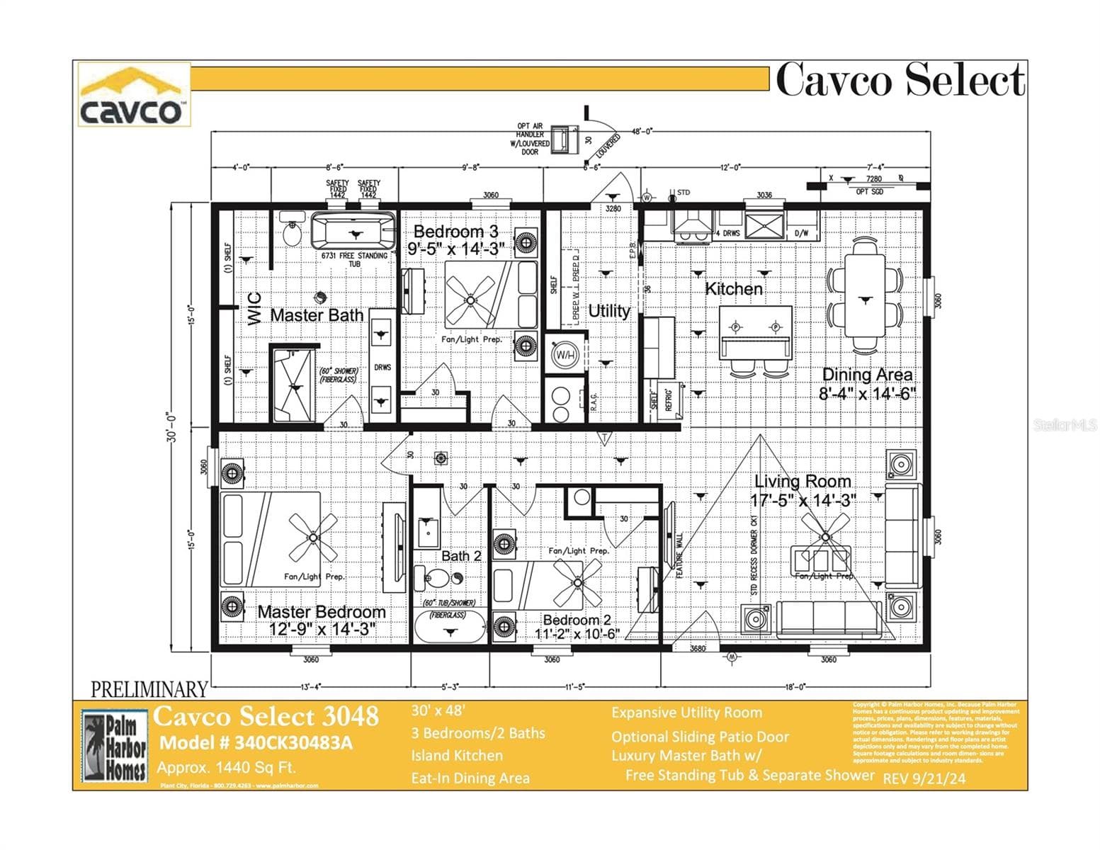 24116 armadillo rd, astor, fl 32102 (for sale) $248,995 floor plan home features